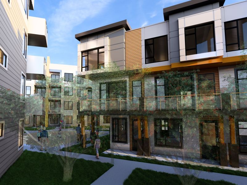 Townhouses - View of Internal walkways