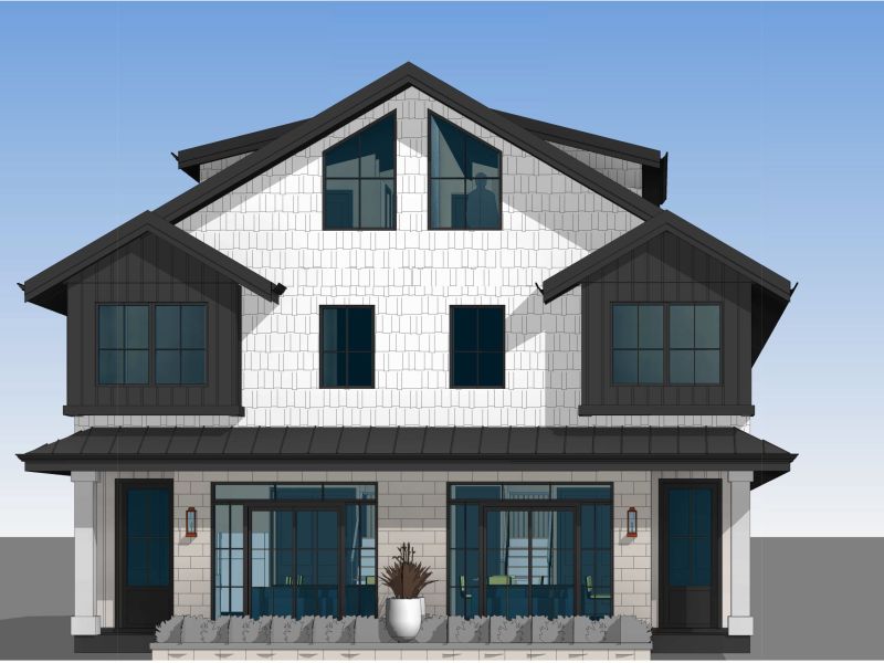 Original Application - Front View - Unit A and B