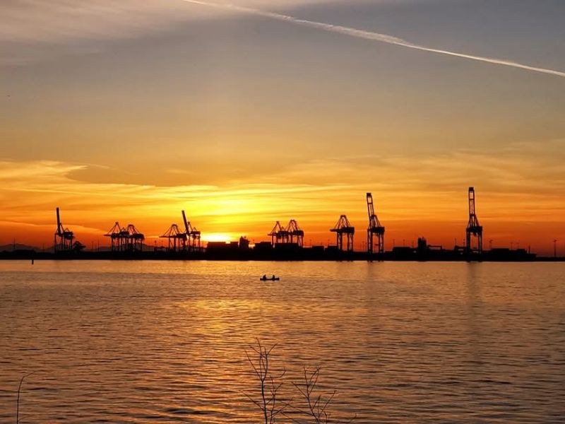 Mariole Perez- Beautiful Sunset at Tsawwassen Ferry Caseway (ADULT).jpg