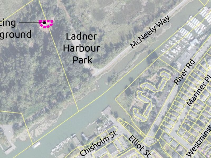 Ladner Harbour Park Site Map.png