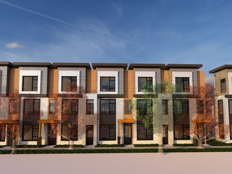 Townhouses - View looking southeast