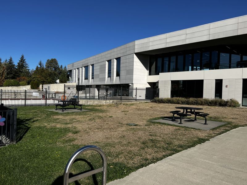 Proposed expansion area next to existing playground