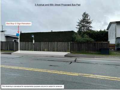 3 Avenue & 66A Street Proposed Bus Pad